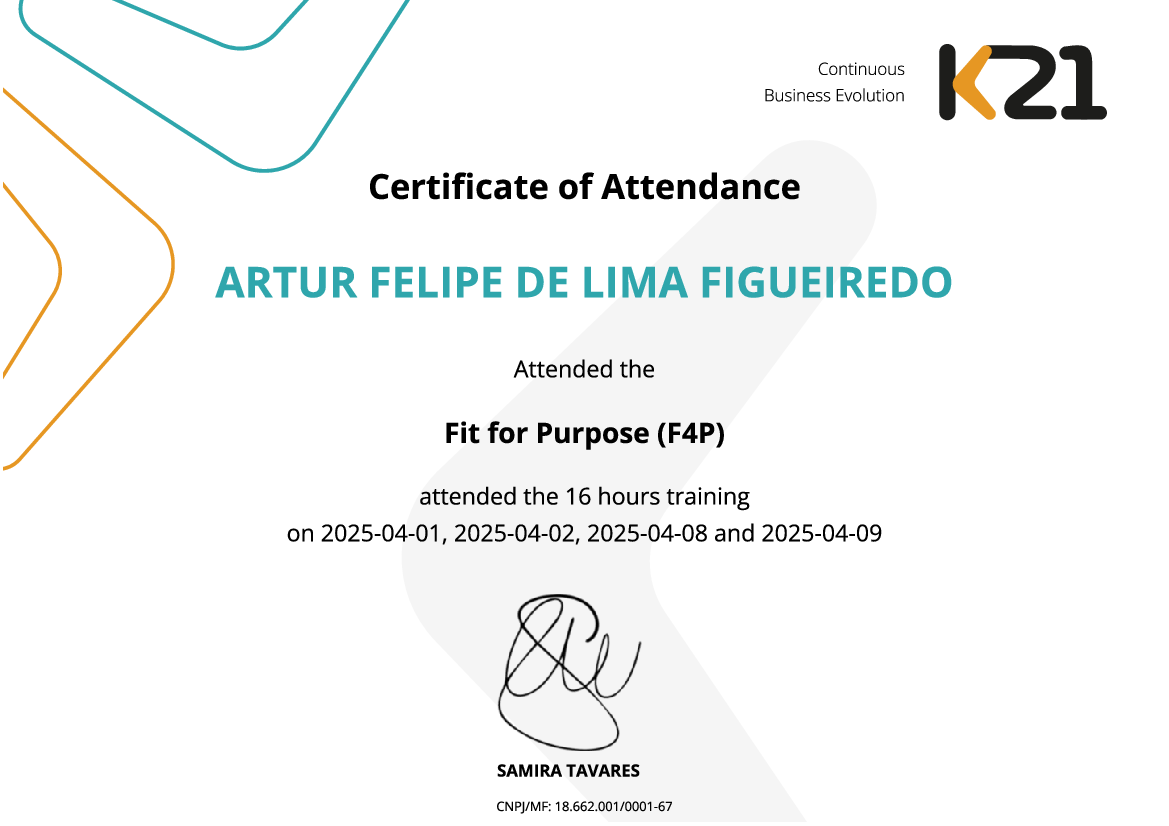 Certificado K21